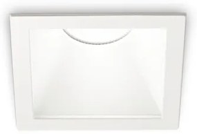 Χωνευτό Σποτ Φωτιστικό Οροφής LED 11W Λευκό 3000K 8,5x8,5cm IP40 Trim Game 192376 Ideal Lux 192376