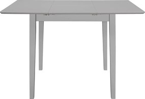 vidaXL Τραπεζαρία Επεκτεινόμενη Γκρι (80-120) x 80 x 74 εκ. από MDF