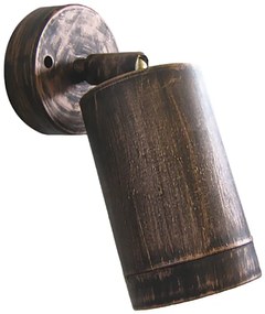 Σποτ φωτιστικό C-01 KEY 1L 2 χρώματα αντικέ Heronia-15-0051-Χάλκινο 15-0051