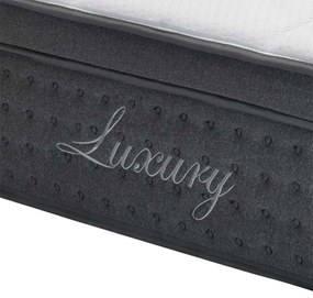 Στρώμα Luxury pakoworld pocket spring+gel memory foam+latex διπλής όψης aloe vera 34-36cm 160x200εκ