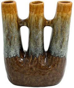Βάζο Κεραμικό 091-224-010 24x12x30cm Multi Ceramic