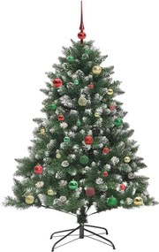 vidaXL Τεχνητό Χριστουγεννιάτικο Δέντρο με 150 LED Πράσινο 150 cm