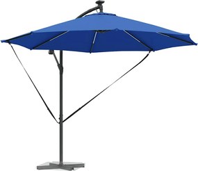 vidaXL Ομπρέλα ηλίου 294 x 294 x 248 cm Πολυεστέρας και Αλουμίνιο