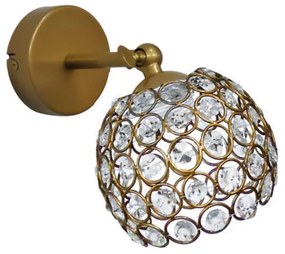 Απλίκα Τοίχου Heronia Chris Bronze 01-0325