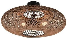 Φωτιστικό Οροφής Από Σχοινί Hedda 612300236 Trio Lighting-612300236-Καφέ 612300236
