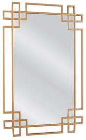 Καθρέπτης Τοίχου ArteLibre BELEN Χρυσό Μέταλλο/Γυαλί 80x1.5x50cm