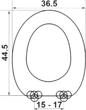 Elvit Universal Duroplast 0003 - Κάλυμμα Λεκάνης