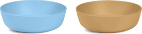 Nuuroo Villum PLA βαθύ πιάτο 2-pack - Blue Mix