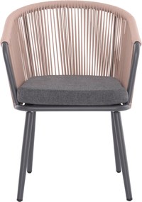 ΠΟΛΥΘΡΟΝΑ ΑΛΟΥΜΙΝΙΟΥ HARRIET HM5548.12 ΑΝΘΡΑΚΙ-ΜΠΕΖ ΣΧΟΙΝΙ 60x62x80,5Υεκ