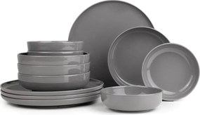 Dinner Set (12 Pieces) MOD12Y1A740800 Anthracite
