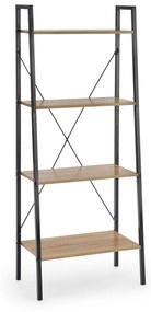 NARVIK REG2 shelving DIOMMI V-CH-NARVIK-REG2-CZARNY/SONOMA DIOMMI-60-21587