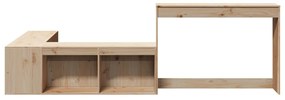 vidaXL Κομοδίνο με Γραφείο 232x112x75 εκ. από Μασίφ Ξύλο Πεύκου