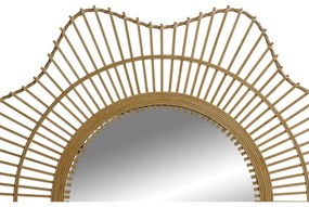 Τοίχο καθρέφτη Home ESPRIT Φυσικό Scandi 85 x 2 x 85 cm