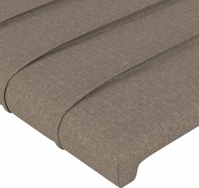 vidaXL Κεφαλάρια Ύφασμα 144x5x78/88 εκ. Taupe
