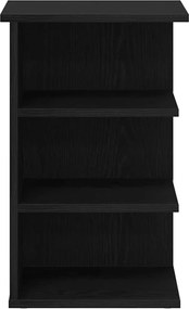 vidaXL Βοηθητικό ντουλάπι Μαύρη Οξυά 35 x 35 x 55 εκ.