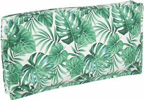 vidaXL Μαξιλάρι Φύλλο Σχέδιο Φύλλου 80 x 80 x 52 εκ. Ύφασμα Όξφορντ