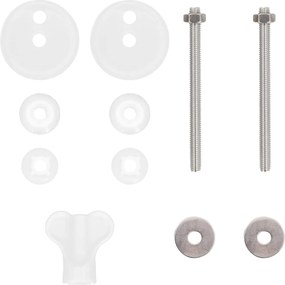 vidaXL Λεκάνη Γκρι 44 x 38 εκ. Πίνακας MDF