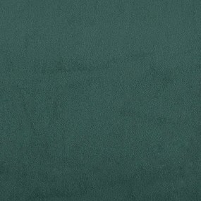 Box Spring κρεβάτι με στρώμα σκούρο πράσινο 80x220εκ. Βελούδινο 3317382