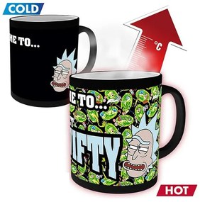 Κούπα αλλαγής θερμότητας Rick and Morty - Get Schwifty