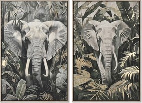 Καμβάς Home ESPRIT πολυστερίνη Καμβάς 63 x 4,5 x 93 cm