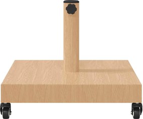 vidaXL Βάση ομπρέλας Ανοιχτό Ξύλο 45 x 45 x 31,5 εκ.