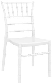 Siesta   Chiavari/ST* Chair Glossy White  metax-01-00-2733 διάστ.51.0000 x 45.0000 x 91.0000