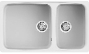 KARAG  FOX Νεροχύτης κουζίνας FOX 450 Bianco Titano 68 ELLECI 86,4x50,3cm KARAG-8031873056902