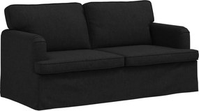 vidaXL Καναπές Μαύρο 162 x 80 x 85 εκ ύφασμα