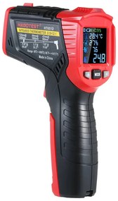 Habotest Ψηφιακό Θερμόμετρο με Λέιζερ/Μετρητής υγρασίας HT651D (Μαύρο/Κόκκινο)