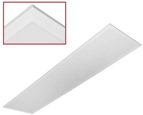 Adeleq Φωτιστικό Ψευδοροφής Led Panel 30x120cm 50W 6300K Λευκό 21-12050100