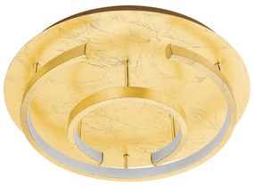 Φωτιστικό Οροφής Πλαφονιέρα Led Pozondon 98487 Gold Eglo Metal, Plastic