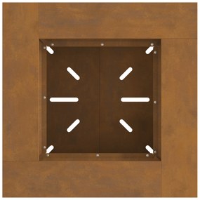 vidaXL Φωτιά Πυρήνα 60x60x50 εκ Καιρικά Ανθεκτικός Χάλυβας