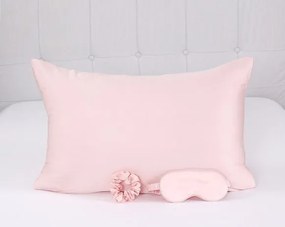 Beauty Home Σετ ομορφιάς ύπνου 3τμχ Art 7007 100% Tencel - Ροζ