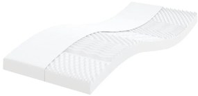 vidaXL Καναπές Κρεβάτι Συρόμενος Λευκός 90x200 εκ Συνθ. Δέρμα/Στρώματα