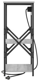 vidaXL Κομοδίνο Γκρι sonoma 41 x 31 x 76 εκ. Επεξεργασμένο ξύλο
