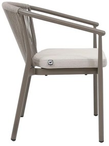 Καρέκλα Rybina Fylliana Καφέ 57x62x78 εκ.