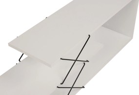 Έπιπλο Τηλεόρασης - Zigzag - Χρώμα Λευκό - 120x30x40εκ