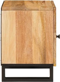 vidaXL Κομοδίνο Φυσικό 40 x 33 x 46 εκ.