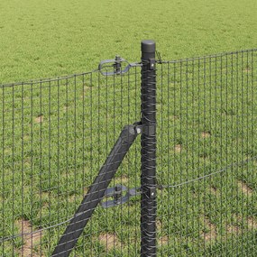 vidaXL Συρματόπλεγμα Σταθερού Εδάφους 50 x 0,4 μ Γκρι Δίχτυ