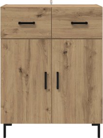 vidaXL Πλαϊνό γραφείο Artisan Oak 69,5 x 34 x 90 εκ.