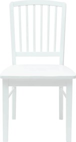 vidaXL Καρέκλες φαγητού 2 pcs Λευκό 50 x 52,5 x 91 εκ