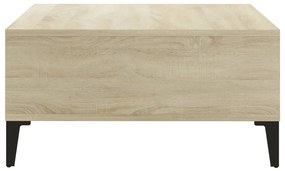vidaXL Τραπεζάκι Σαλονιού Sonoma Δρυς 60x60x30 εκ. Επεξεργασμένο Ξύλο