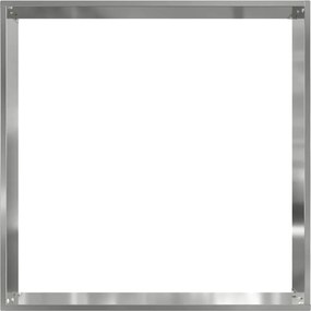 vidaXL Περίγραμμα γκαζόν Ασημί 50 x 50 x 13 εκ Επικαλυμμένος Χάλυβας