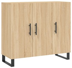 vidaXL Ντουλάπι Sonoma δρυς 90x34x80 εκ. Επεξεργασμένο Ξύλο