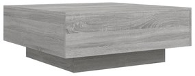 vidaXL Τραπεζάκι Σαλονιού Γκρι Sonoma 80x80x31 εκ. Επεξεργασμένο Ξύλο