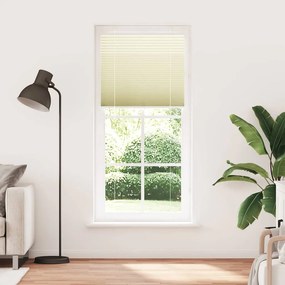 VidaXL Πλισέ περσίδα Κρέμα 85x200 cm Πλάτος υφάσματος 84,4 cm