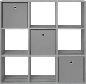 vidaXL Πλαϊνό γραφείο Γκρίζο Σονομα 102 x 31 x 99,5 εκ.