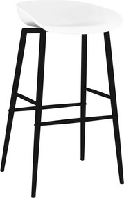 vidaXL Σετ Επίπλων Μπαρ 5 Τεμαχίων Μαύρο / Λευκό