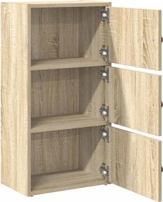 vidaXL Βιβλιοθήκη Sonoma Δρυς 40x24x77 εκ. από Επεξεργασμένο Ξύλο
