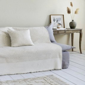Ριχτάρι Basida Ivory Nima Πολυθρόνα 180x180cm Cotton-Polyester